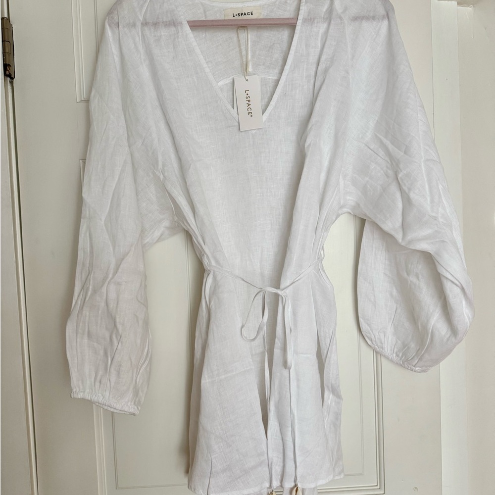 l*space White Boat Trip Tunic